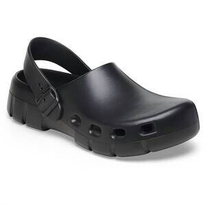 NEW BIRKENSTOCK men's birki flow clog in black